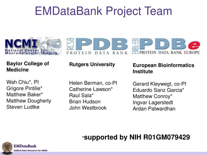 emdatabank project team