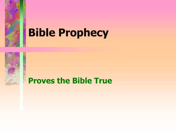 bible prophecy