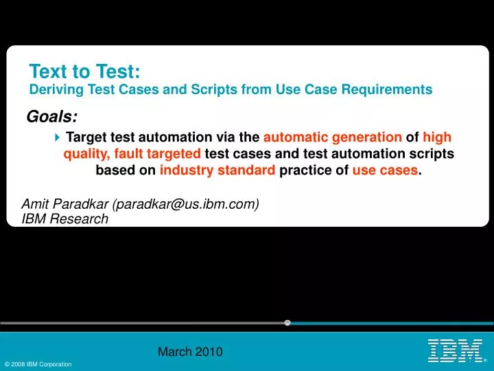 text to test deriving test cases and scripts from use case requirements