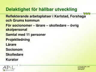 delaktighet f r h llbar utveckling