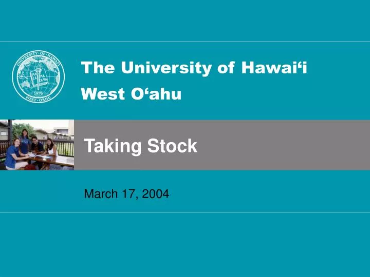 the university of hawai i west o ahu