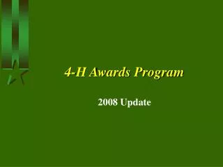 4-H Awards Program