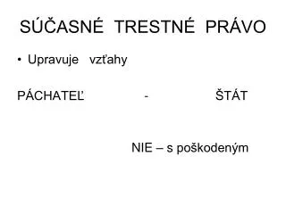 s asn trestn pr vo
