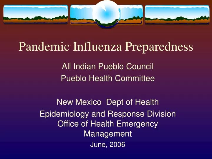 pandemic influenza preparedness