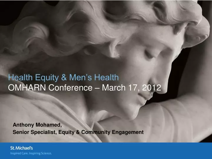 health equity men s health omharn conference march 17 2012
