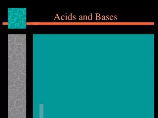acids and bases