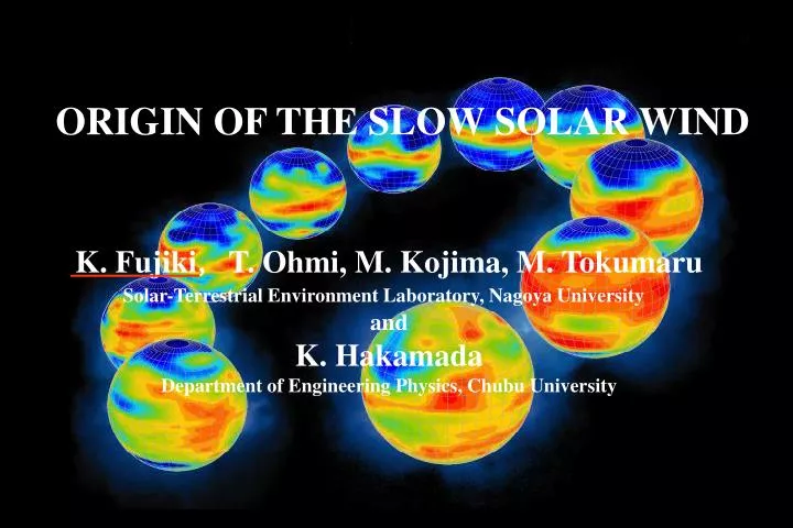 origin of the slow solar wind