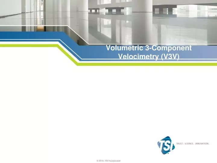 volumetric 3 component velocimetry v3v