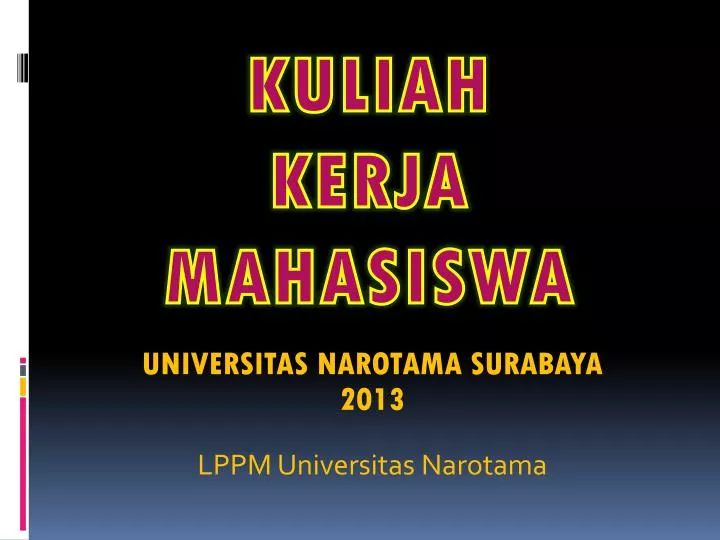 universitas narotama surabaya 2013 lppm universitas narotama