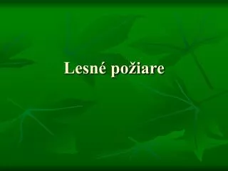 lesn po iare