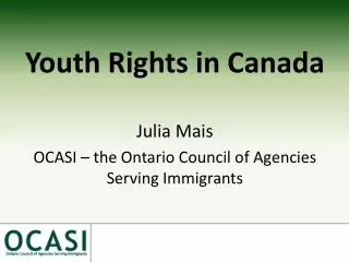 Youth Rights in Canada