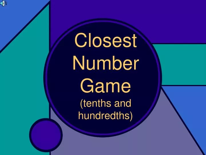 closest number game tenths and hundredths