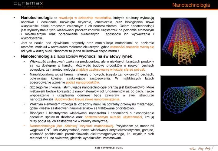 nanotechnologia