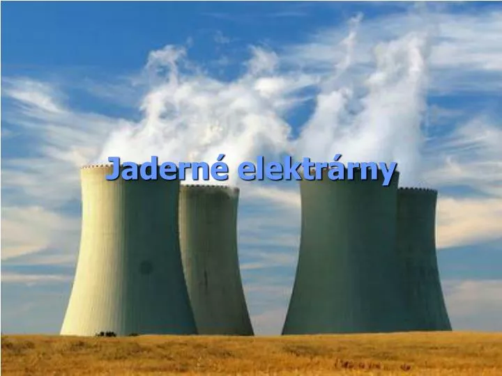 jadern elektr rny