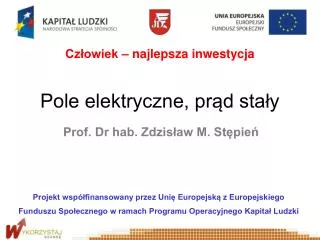 pole elektryczne pr d sta y