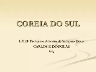 coreia do sul