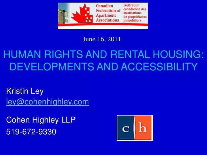 human rights and rental housing developments and accessibility
