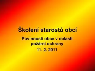 kolen starost obc