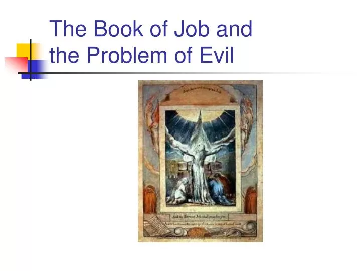 the book of job and the problem of evil