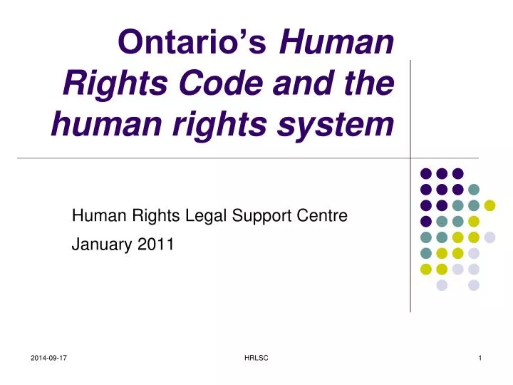 ontario s human rights code and the human rights system