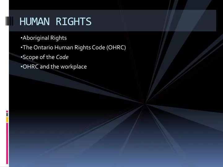 human rights