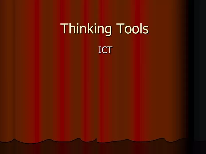 thinking tools
