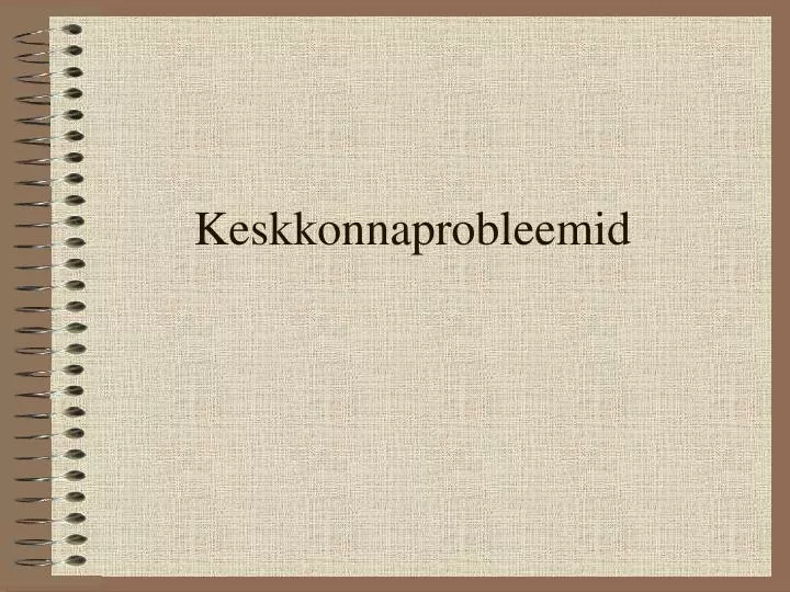 keskkonnaprobleemid