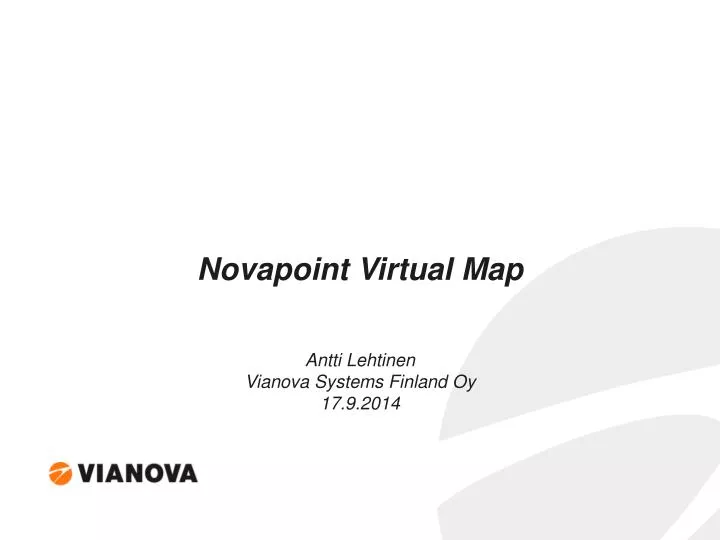 novapoint virtual map