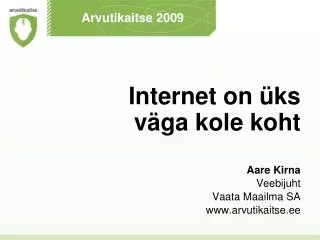arvutikaitse 2009