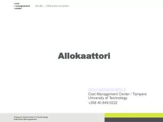 allokaattori