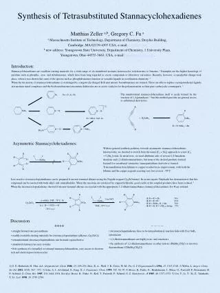 Synthesis of Tetrasubstituted Stannacyclohexadienes