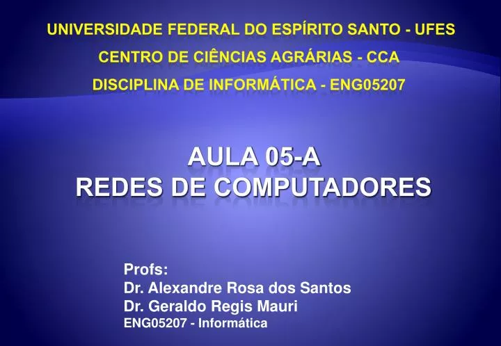 aula 05 a redes de computadores