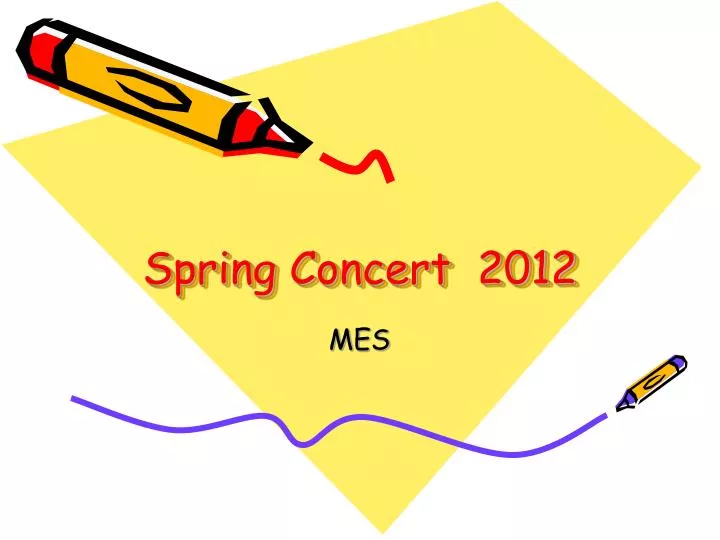 spring concert 2012