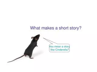 What makes a short story?