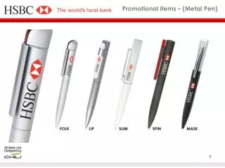 Promotional items – (Metal Pen)