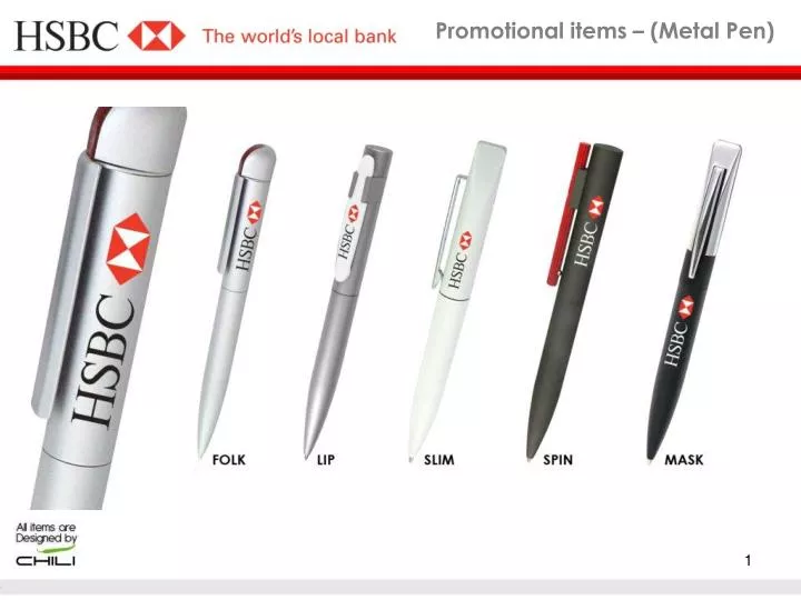 promotional items metal pen