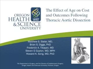 The Effect of Age on Cost and Outcomes Following Thoracic Aortic Dissection