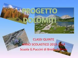 progetto dolomiti