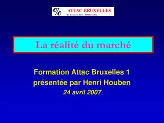 la r alit du march