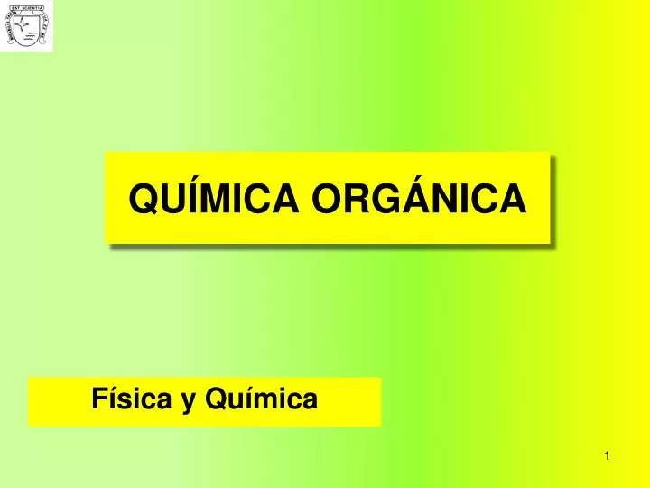 qu mica org nica