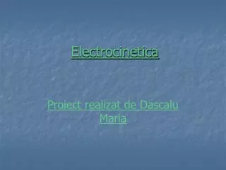 electrocinetica