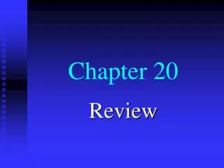 Chapter 20