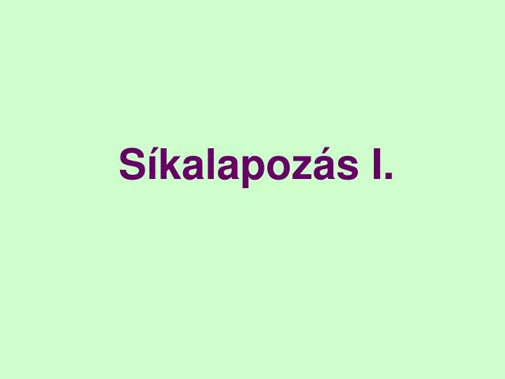 s kalapoz s i