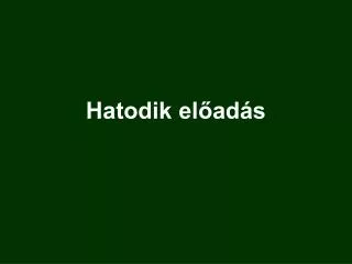 hatodik el ad s