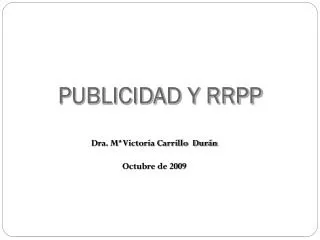 publicidad y rrpp