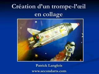 cr ation d un trompe l il en collage
