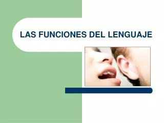 las funciones del lenguaje