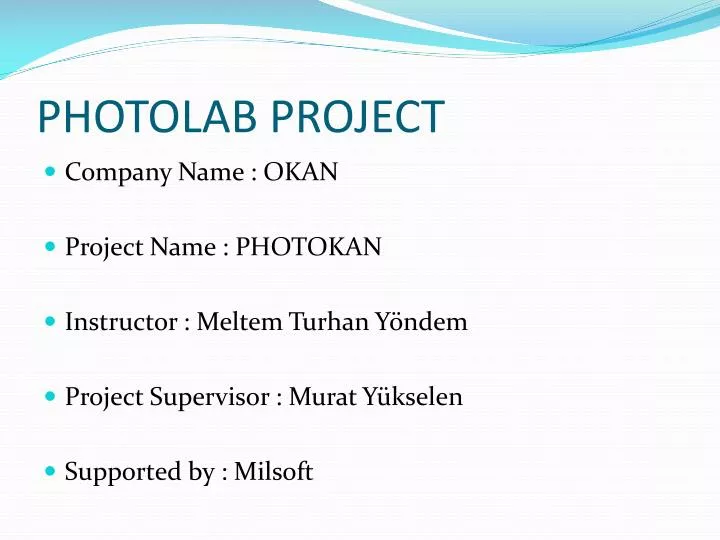 photolab project
