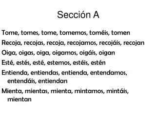 secci n a