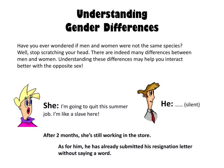 understanding gender differences